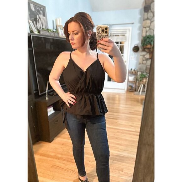 Shein Curve Wrap Top - Picture 4 of 12